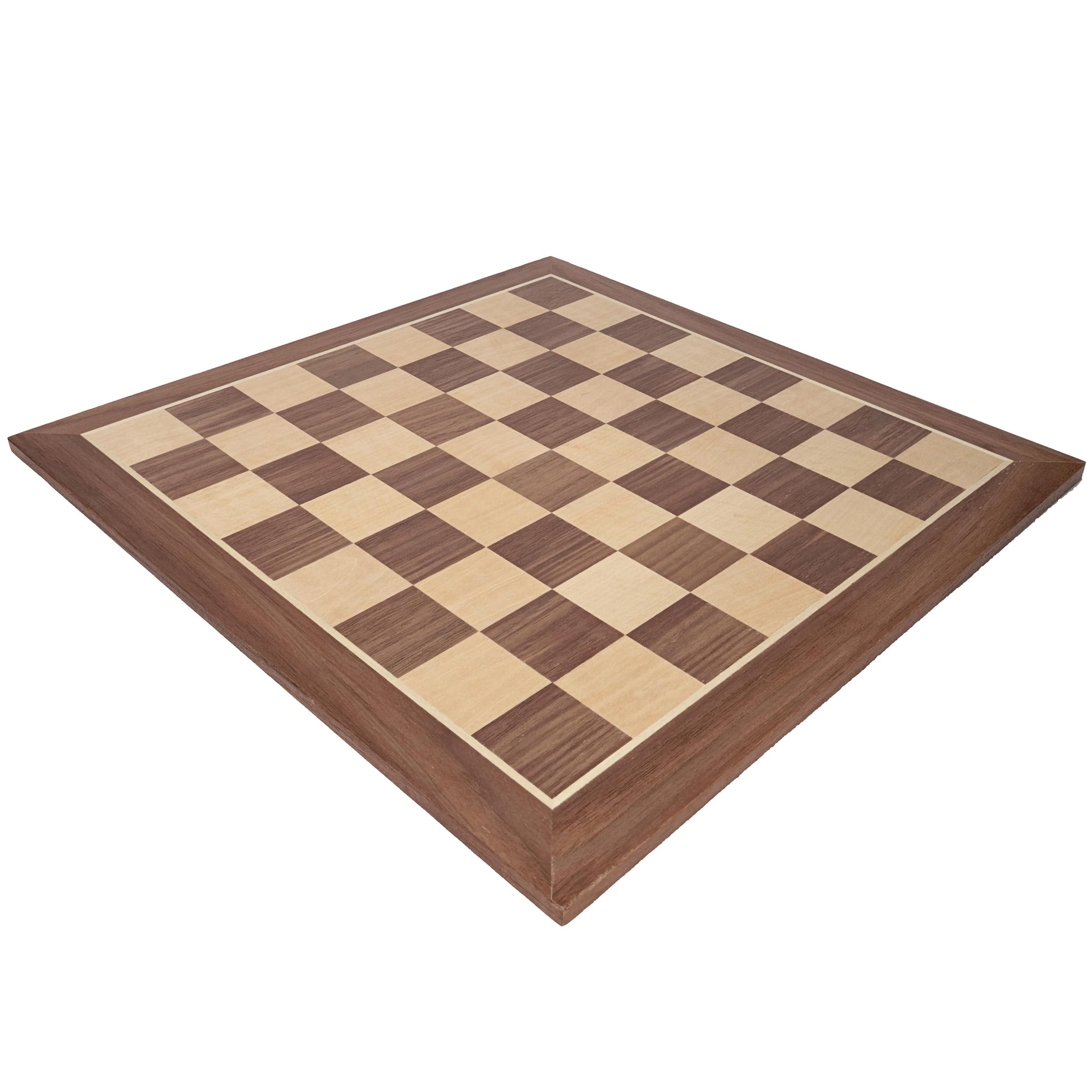 Amazon | WE Games Deluxe Walnut Chess Board - 18 in. | チェス